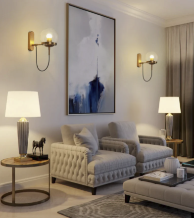 Enhance Your Living Room with Fancy Wall Lights