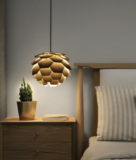 Create a Cozy Ambiance with a Pine Cone Chandelier for Your Bedroom